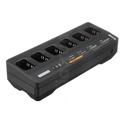Motorola PMPN4285A 6-Way IMPRES HT750, PR860 & EX500 Charger