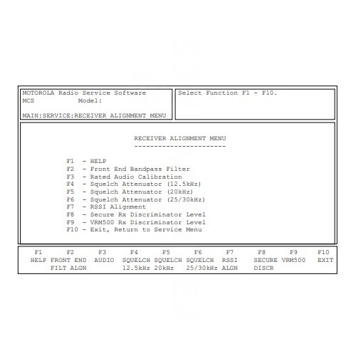 Motorola MCS2000 / MTS2000 Programming Software