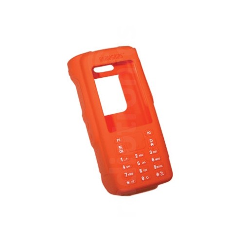 RadioGrips® Silicone Rubber Orange Carry Case For Motorola XPR7550 & XPR7550E