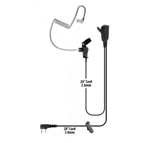 Radiotronics Signal-K1 1-Wire Security FBI-Type Earpiece