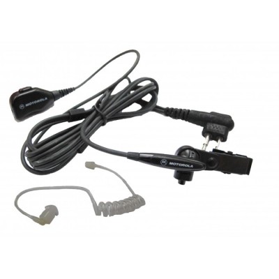 Genuine Motorola CP200D FBI-Style Earpiece With In-Line Microphone & PTT