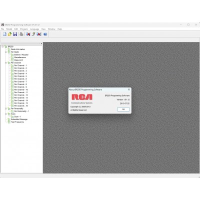 RCA BR250 Programming Software